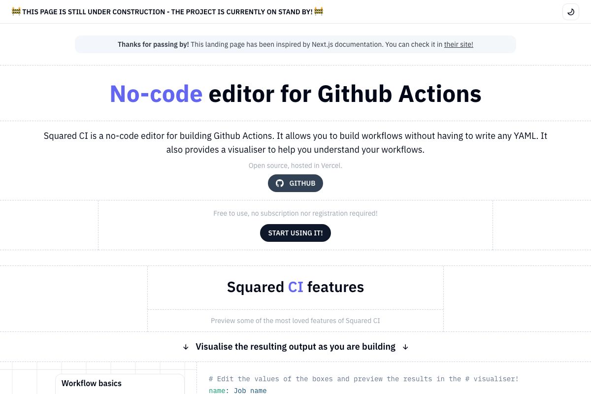 Preview of squared-ci